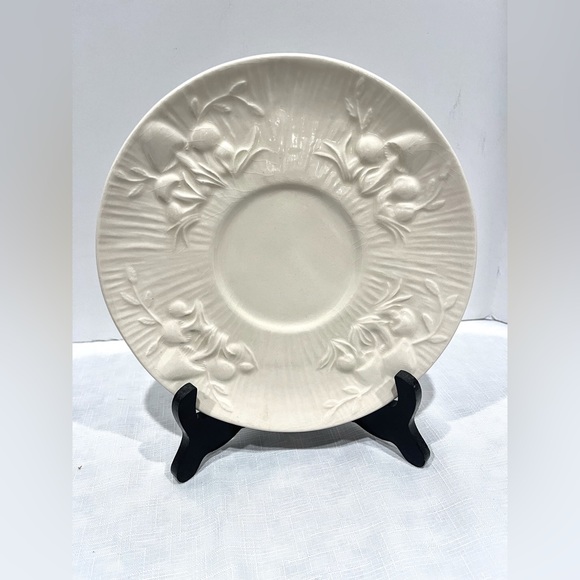 Mushroom Saucer Vintage Plates set of 2 - Picture 1 of 11